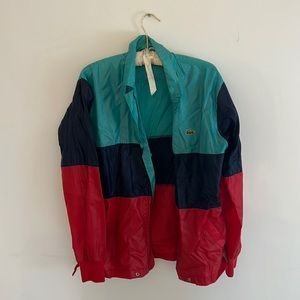 Izod club vintage colorblocked jacket. Worn once! Great condition.